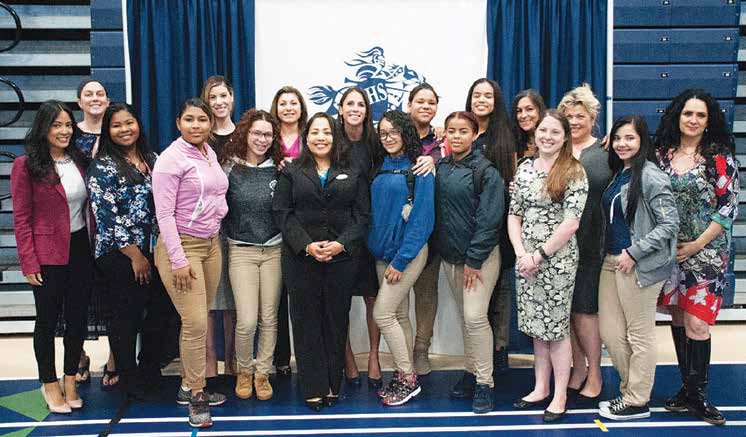 State Representative Diana DiZoglio (D-Methuen) recently hosted, for a third-consecutive year, Young Women Career Day for more than 300 9th grade female students at Lawrence High School.